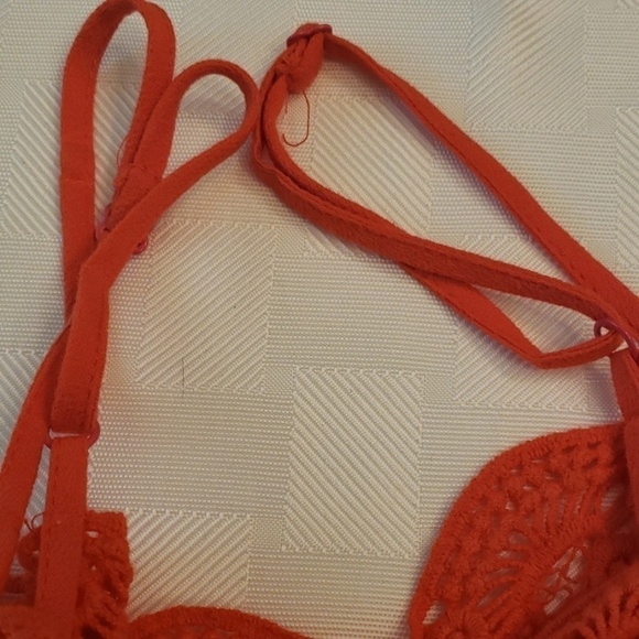 FLYING Tomato Off Shoulder Romper Orange Sm. GUC - Picture 6 of 8